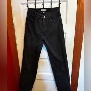 Abercrombie & Fitch Extra Long High Rise Dark Jeans